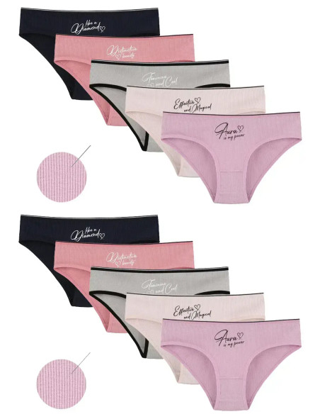 Doni 5132PB2 Assorted 10-Pack Girls' Briefs — Turkey wholesale collection