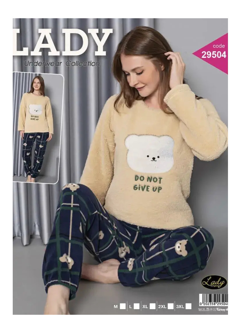 Lady 29504 Welsoft Women's Pajama Set (M+L+XL+2XL+3XL) — factory-direct from Turkey