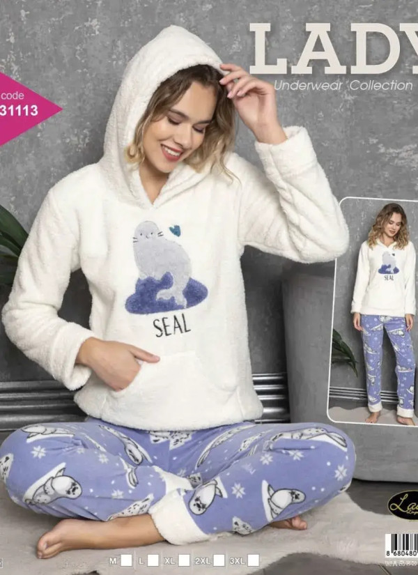 Lady 31113 Welsoft Women's Pajama Set (M+L+XL+2XL+3XL) — Turkish textile wholesale