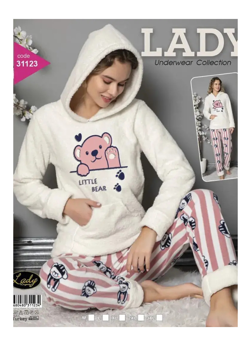 Lady 31123 Welsoft Women's Pajama Set (M+L+XL+2XL+3XL) — wholesale from Turkey