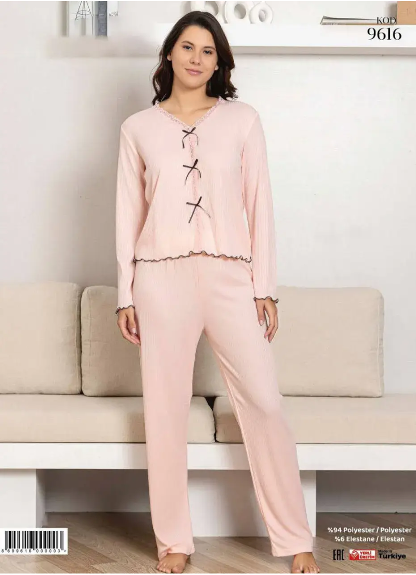 Pijamo 9616 Women's Pajama Set (M+L+XL+2XL) — factory-direct from Turkey