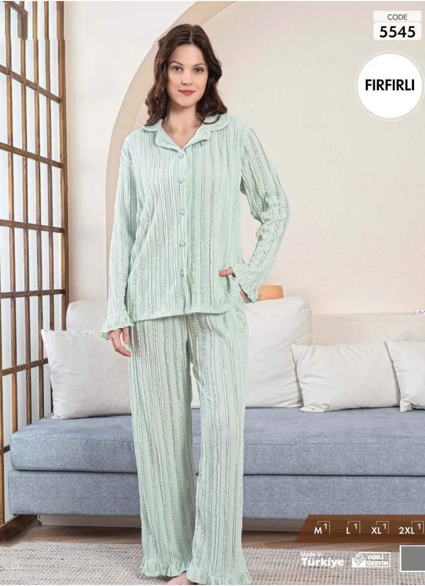 Pijamo 5545 Women's Pajama Set (M+L+XL+2XL) — factory-direct from Turkey