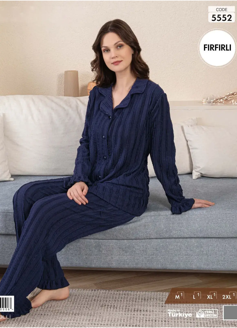 Pijamo 5552 Women's Pajama Set (M+L+XL+2XL) — factory-direct from Turkey