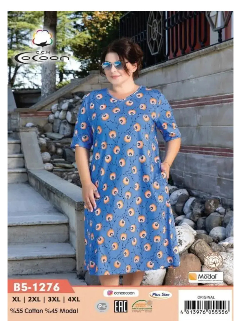 CCNB5-1276_ORI Dress (XL+2XL+3XL+4XL) — factory-direct from Turkey