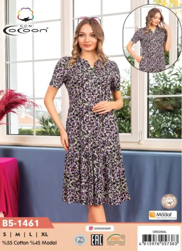 CCNB5-1461_ORI Dress (S+M+L+XL) — Turkish textile wholesale