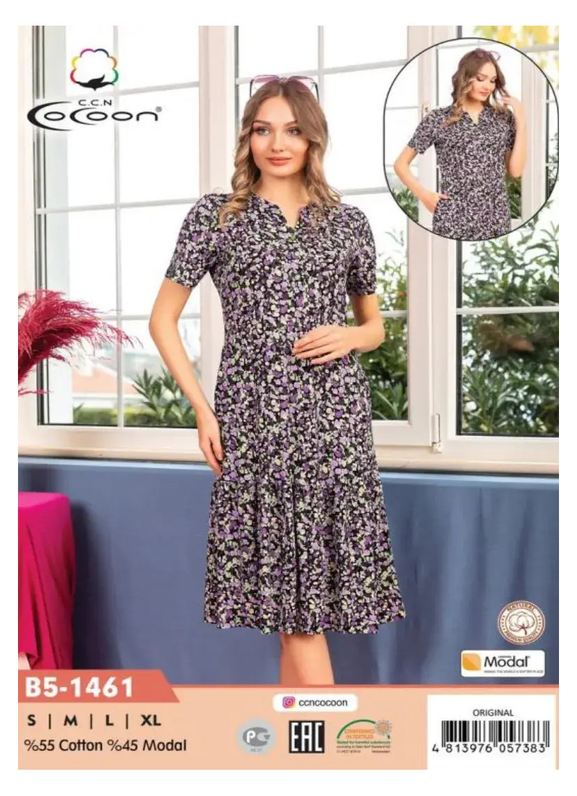Платье S+M+L+XL COCOON CCNB5-1461_ORI — турецкий текстиль оптом