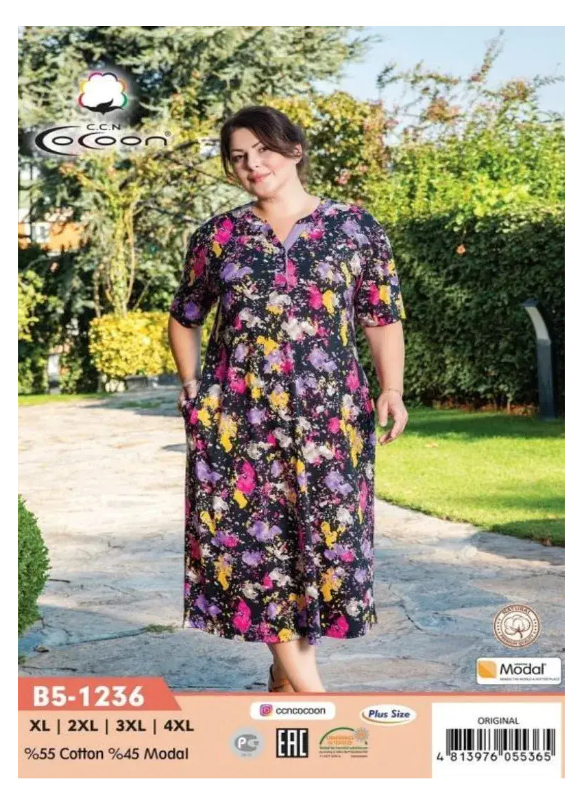 Платье XL+2XL+3XL+4XL COCOON CCNB5-1236_ORI — оптом для магазинов и бутиков