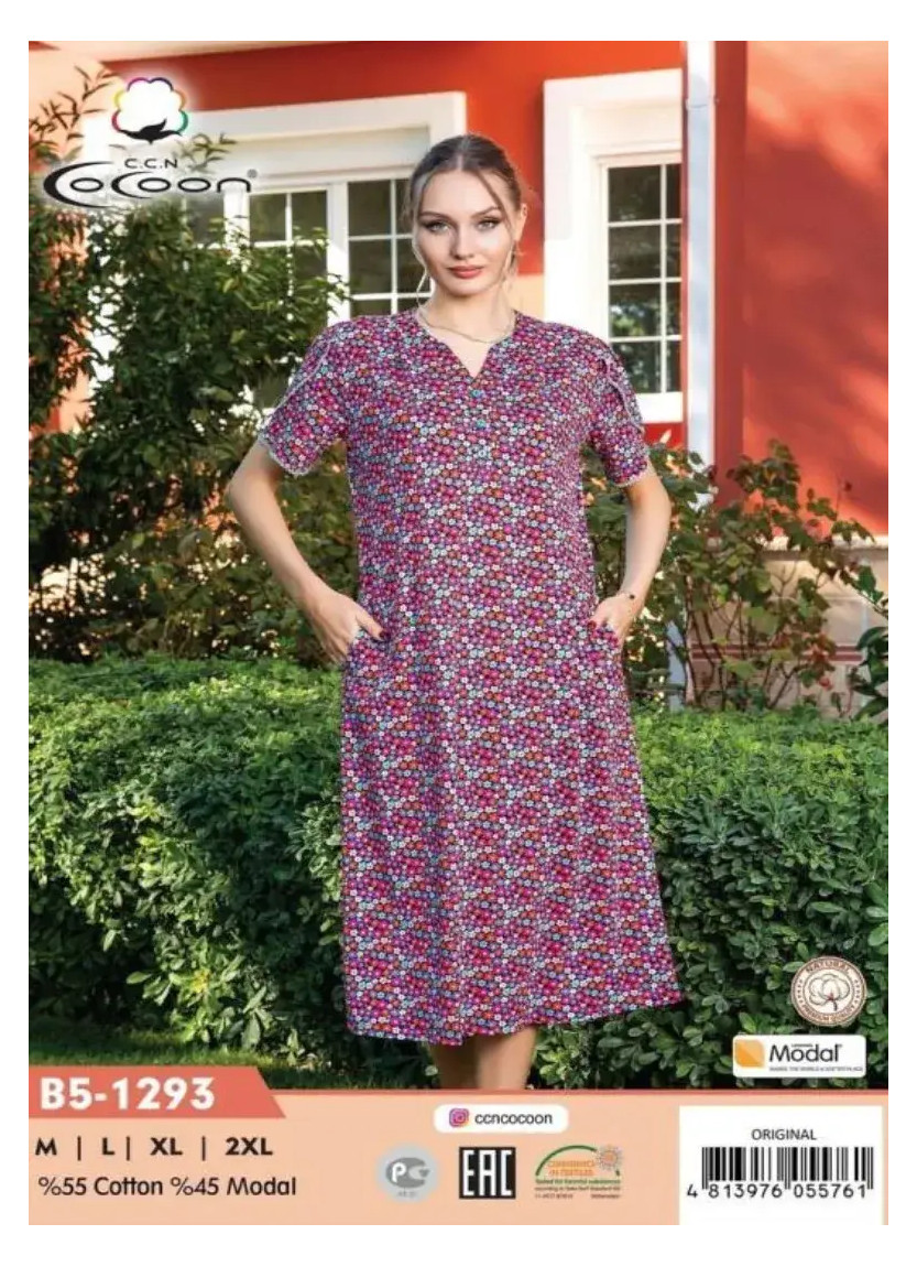Платье M+L+XL+2XL COCOON CCNB5-1293_ORI — турецкий текстиль оптом
