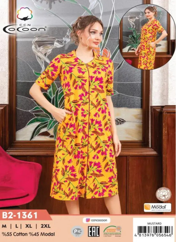 CCNB2-1361_MTR Women's Robe (M+L+XL+2XL) — wholesale from Turkey