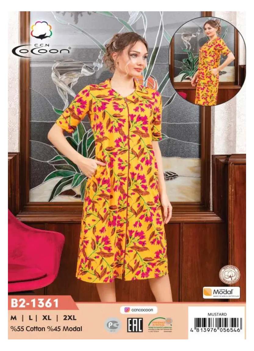 CCNB2-1361_MTR Women's Robe (M+L+XL+2XL) — wholesale from Turkey