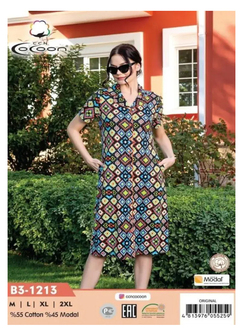 CCNB3-1213_ORI Women's Robe (M+L+XL+2XL) — direct Turkish factory supply