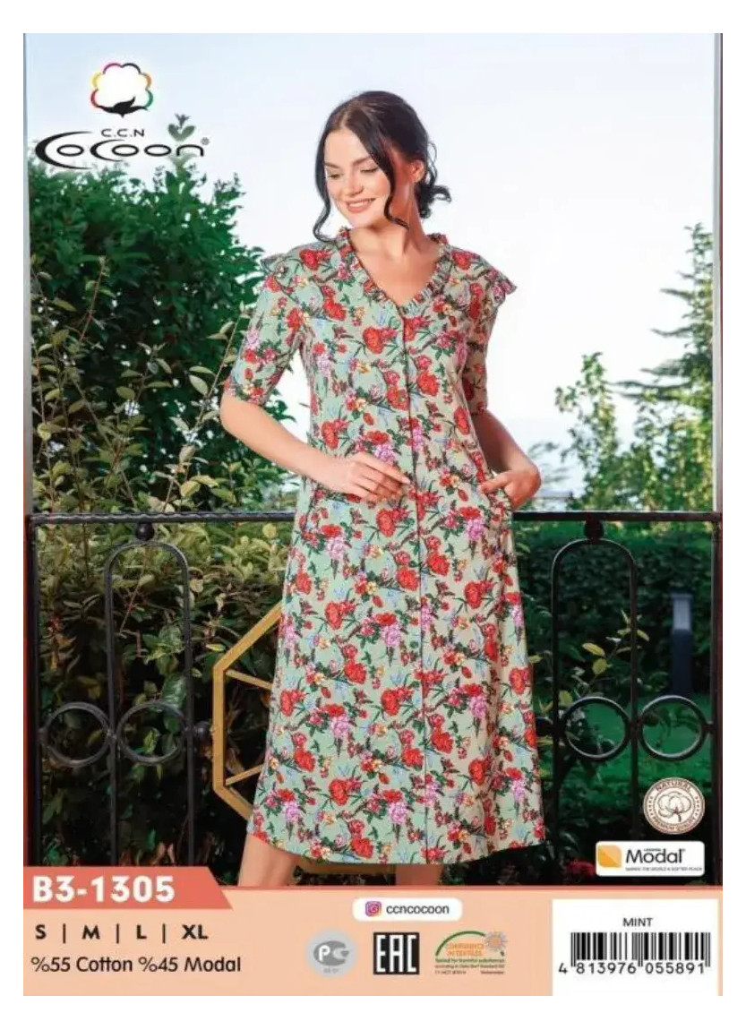 CCNB3-1305_MNT Dress (S+M+L+XL) — factory-direct from Turkey