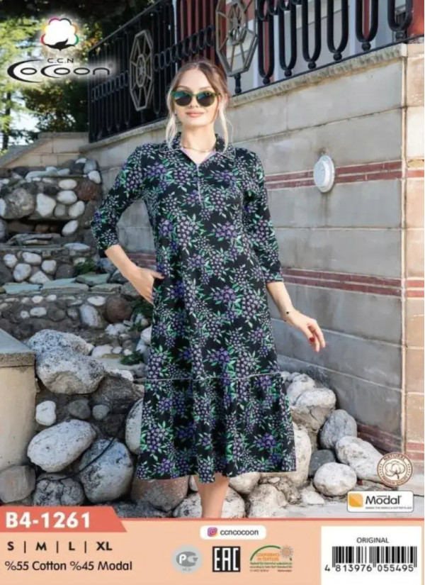 CCNB4-1261_ORI Dress (S+M+L+XL) — direct Turkish factory supply