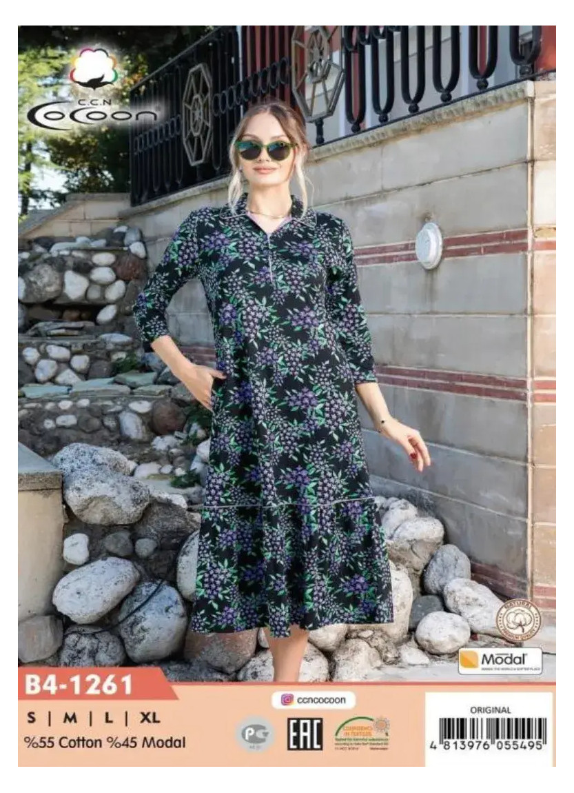 CCNB4-1261_ORI Dress (S+M+L+XL) — direct Turkish factory supply