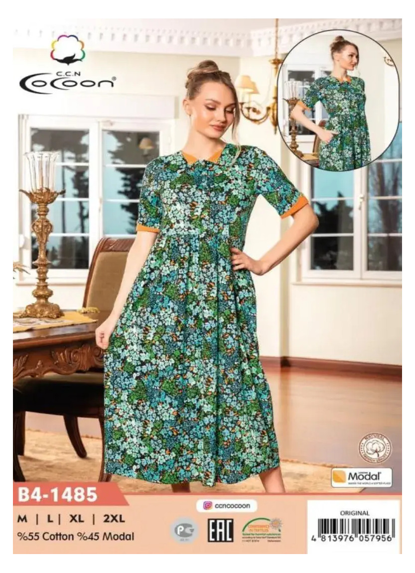 Платье M+L+XL+2XL COCOON CCNB4-1485_ORI — оптовая поставка из Турции