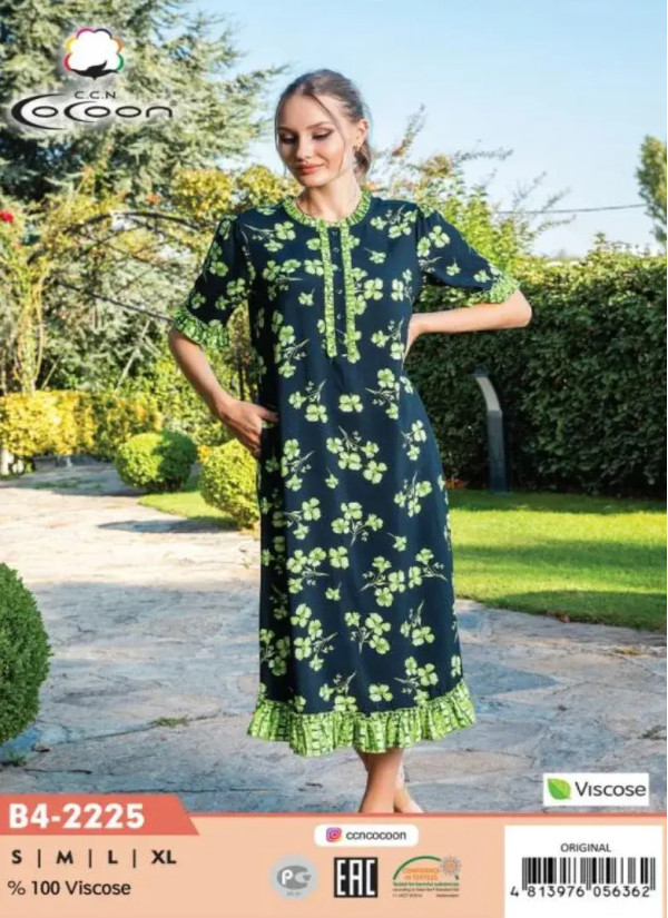 CCNB4-2225_ORI Viscose Dress (S+M+L+XL) — wholesale from Turkey