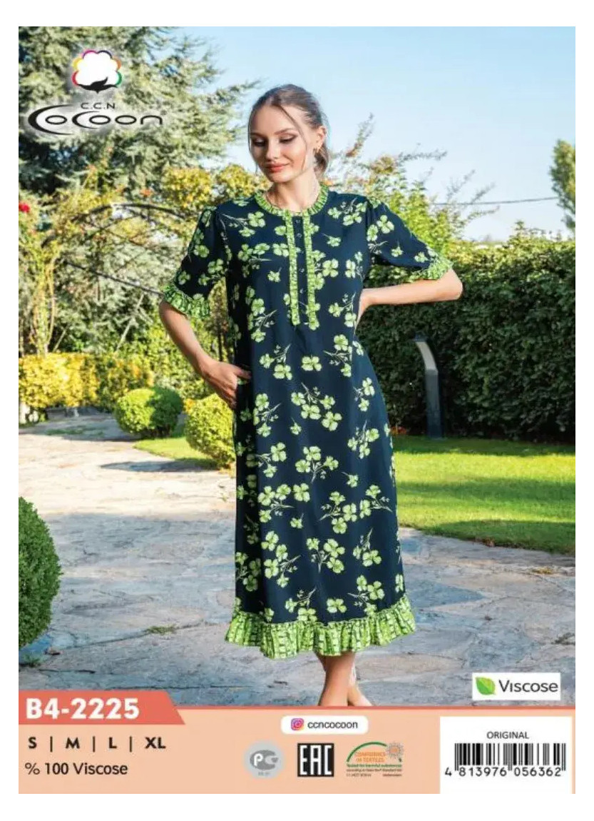 CCNB4-2225_ORI Viscose Dress (S+M+L+XL) — wholesale from Turkey