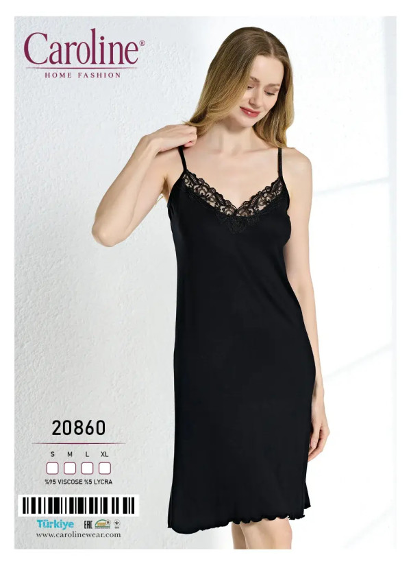Caroline 20860 Nightdress (S+M+L+XL) — direct Turkish factory supply