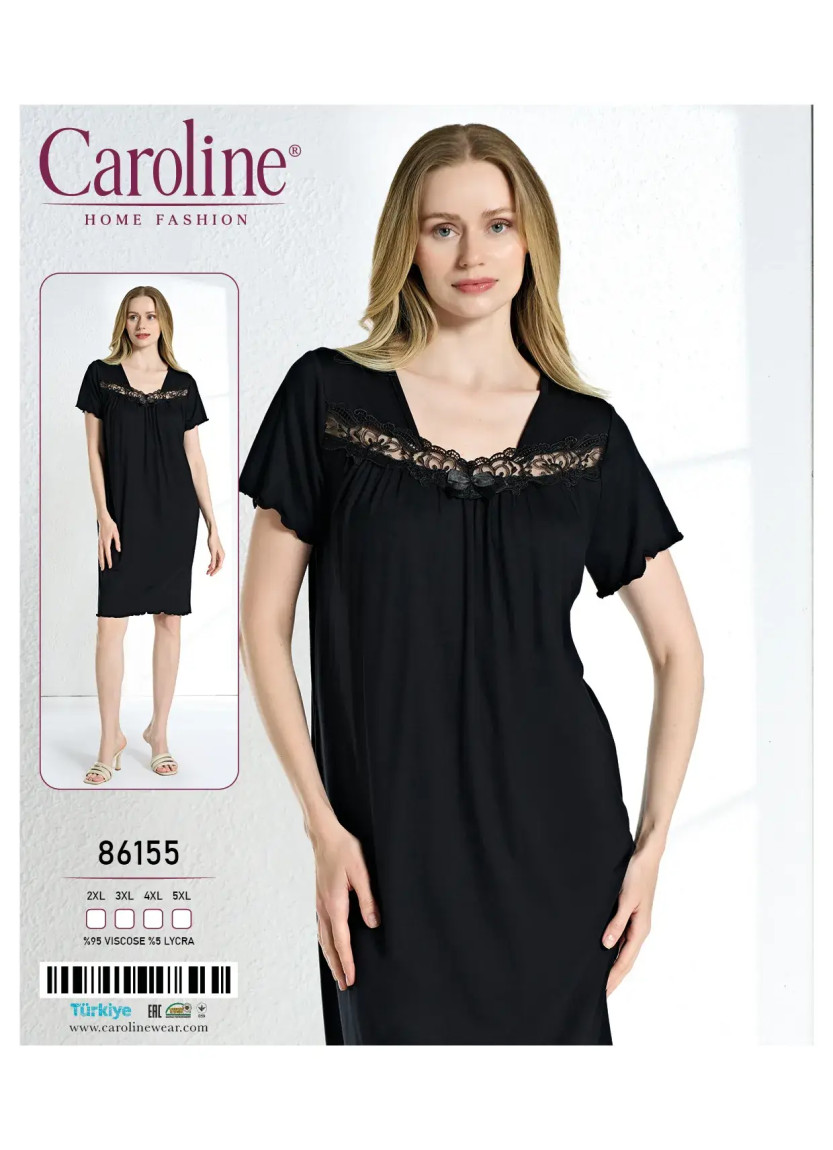 Caroline 86155 Nightdress (2XL+3XL+4XL+5XL) — Turkish textile wholesale