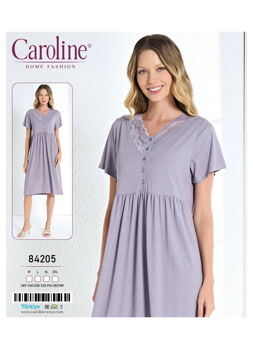 Caroline 84205 Nightdress (M+L+XL+2XL) — direct Turkish factory supply