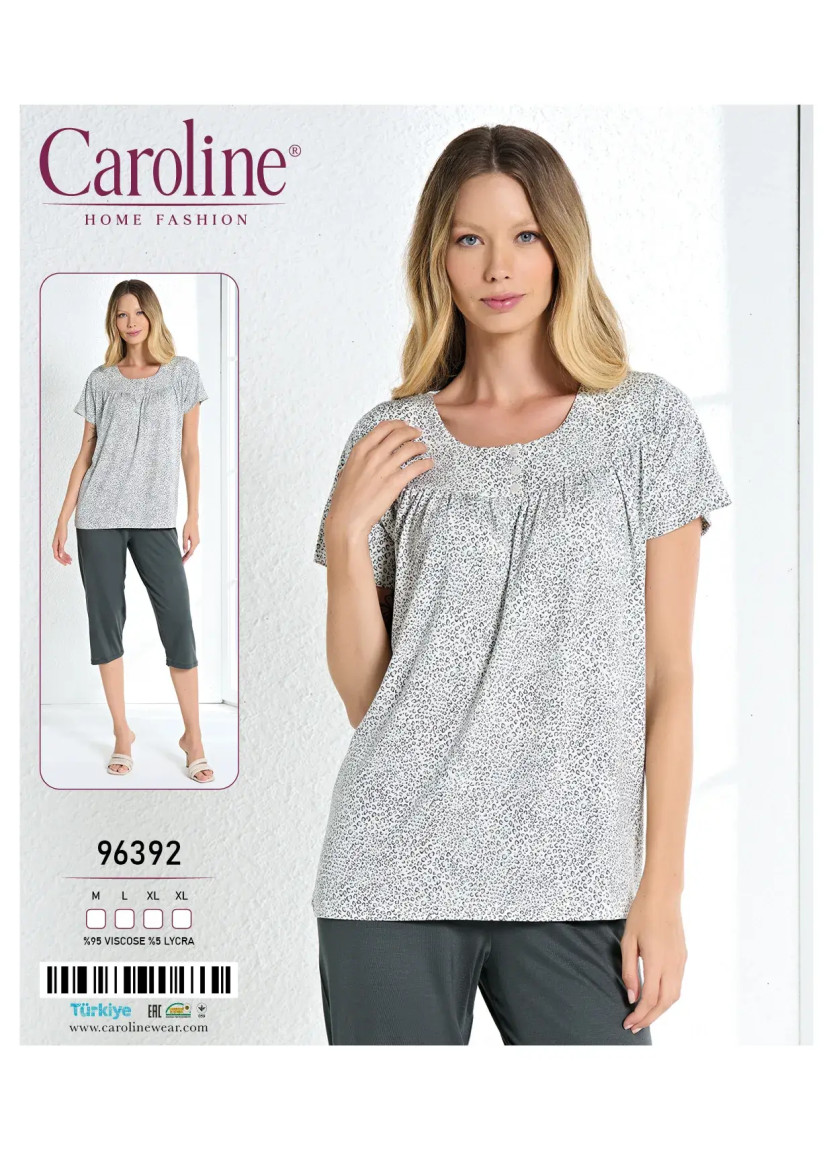 Caroline 96392 Capri Homewear Set (M+L+XL+2XL) — Turkish textile wholesale