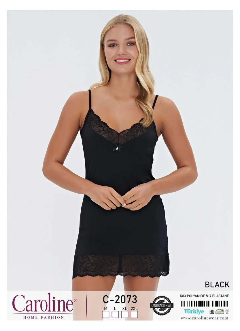 Ночная Сорочка Женская M+L+XL+2XL Caroline C-2073 — купить оптом из Турции