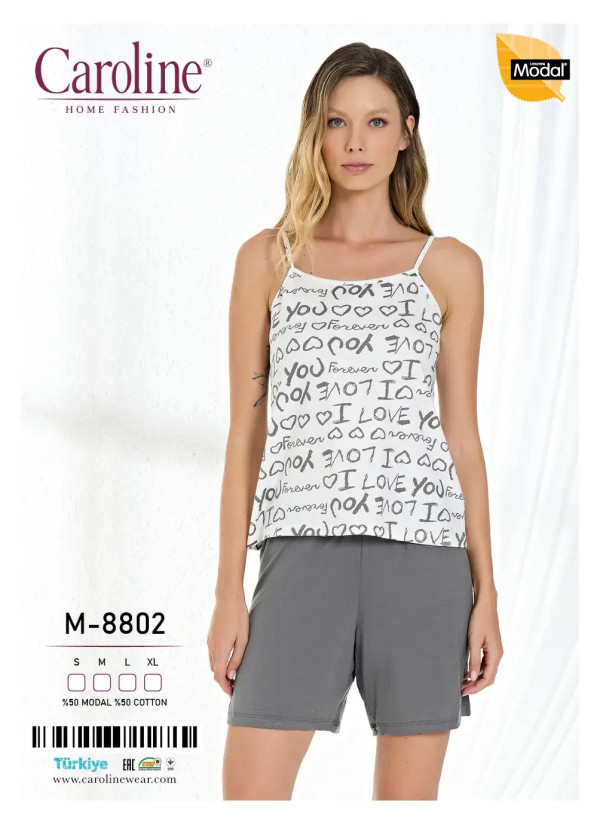 Caroline M-8802 Shorts Homewear Set (S+M+L+XL) — Istanbul wholesale supplier