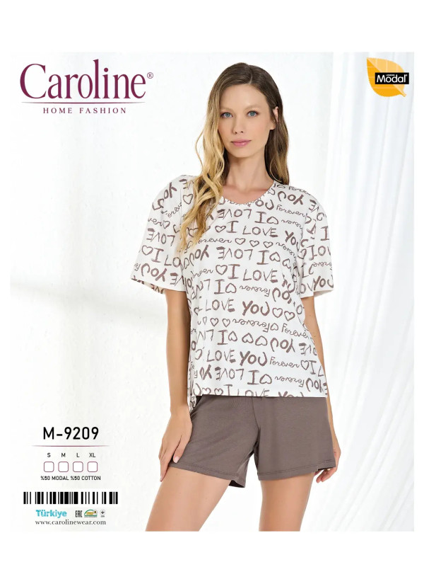 Caroline M-9209 Shorts Homewear Set (S+M+L+XL) — Turkey wholesale collection
