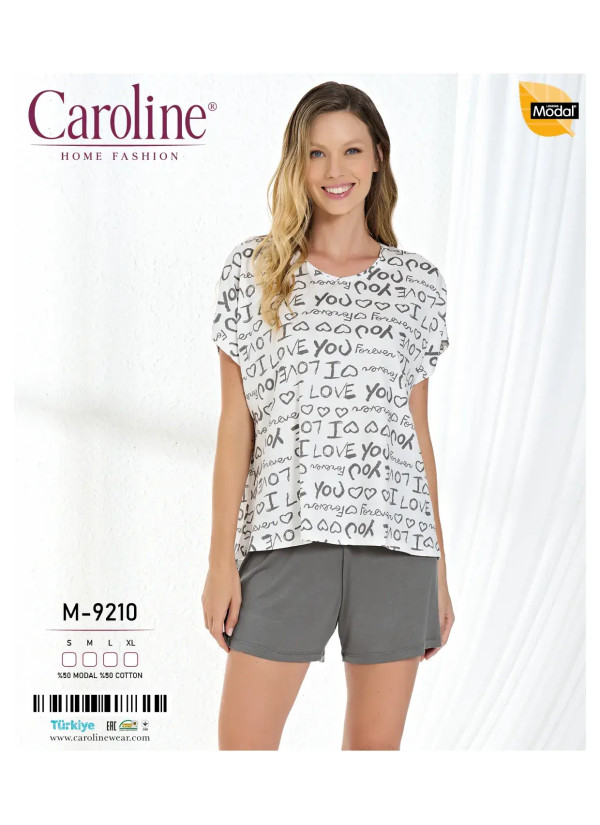 Caroline M-9210 Shorts Homewear Set (S+M+L+XL) — Istanbul wholesale supplier