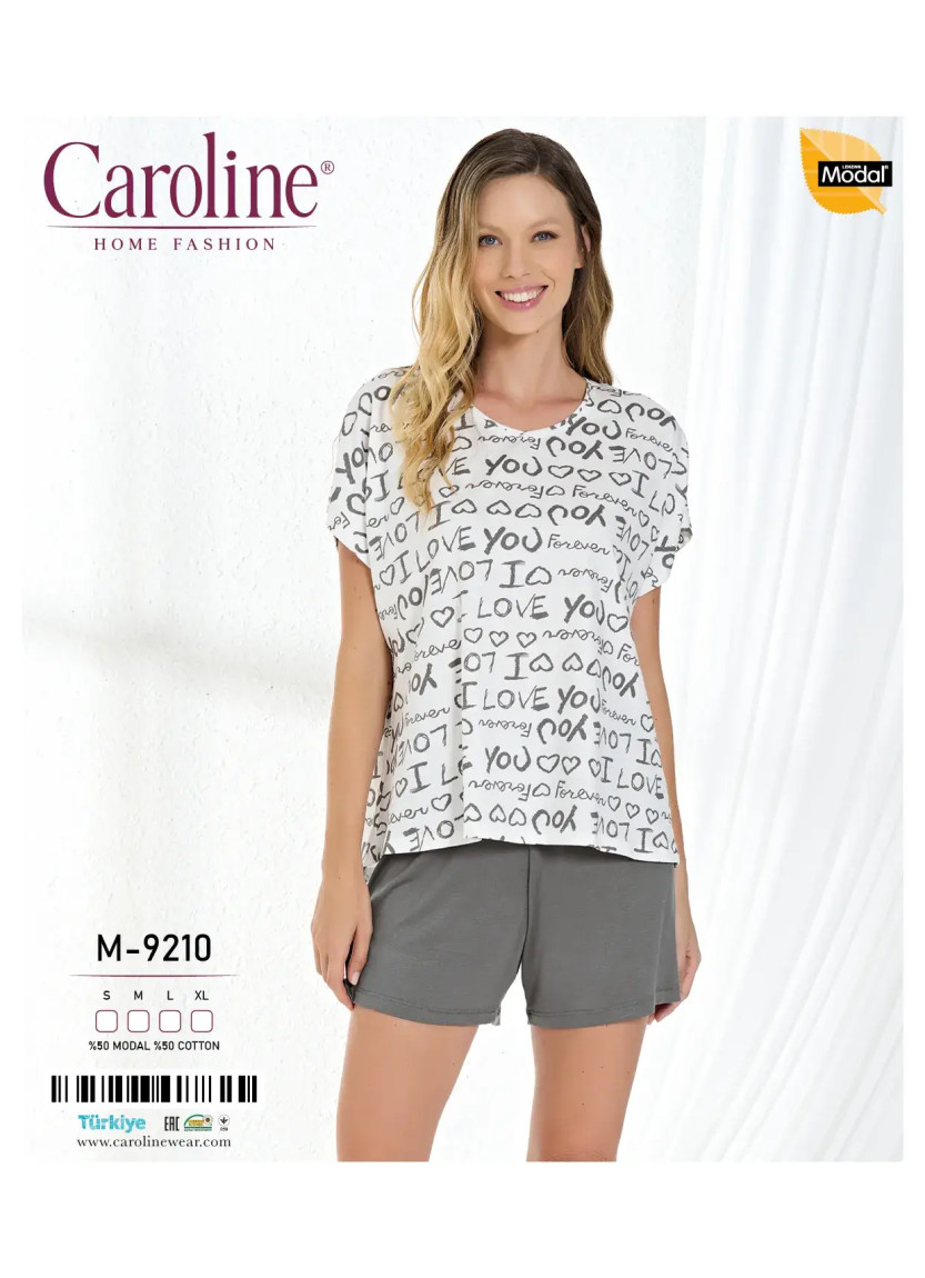 Caroline M-9210 Shorts Homewear Set (S+M+L+XL) — Istanbul wholesale supplier