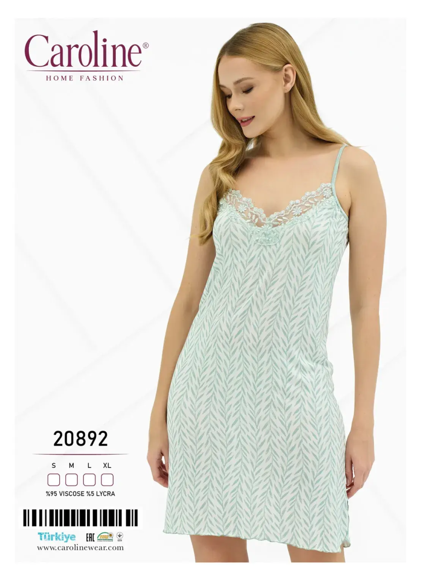 Туника Женская на Бретельках S+M+L+XL Caroline 20892 — прямые поставки из Турции