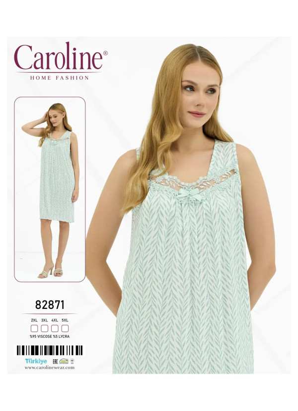 Caroline 82871 Nightdress (2XL+3XL+4XL+5XL) — wholesale for boutiques