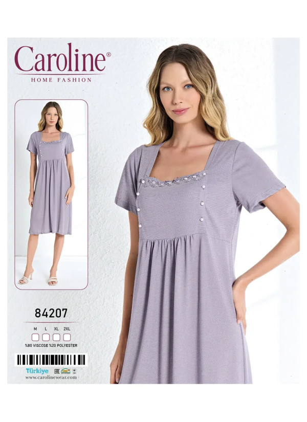 Caroline 84207 Nightdress (M+L+XL+2XL) — Istanbul wholesale supplier