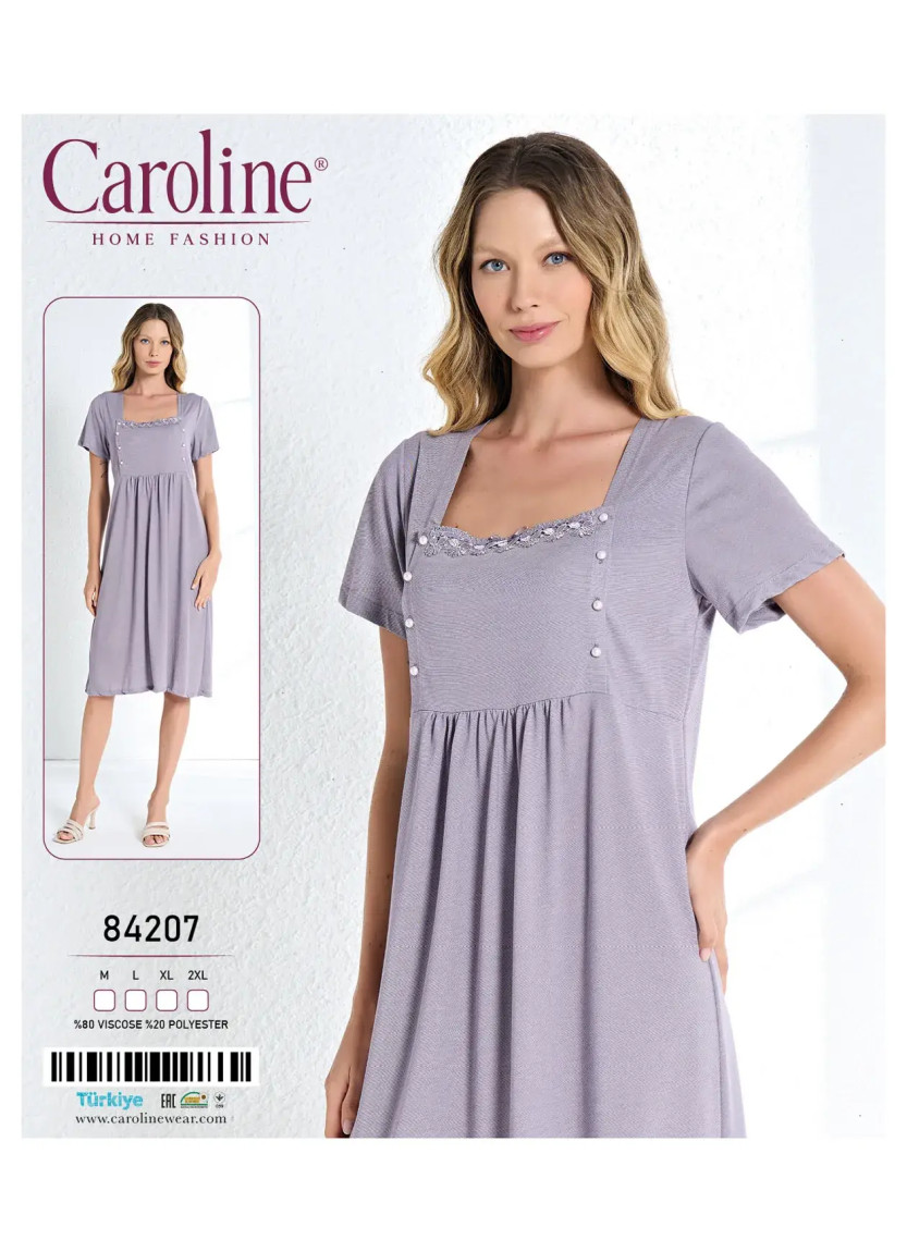 Ночная Сорочка Женская M+L+XL+2XL Caroline 84207 — купить оптом со Стамбула