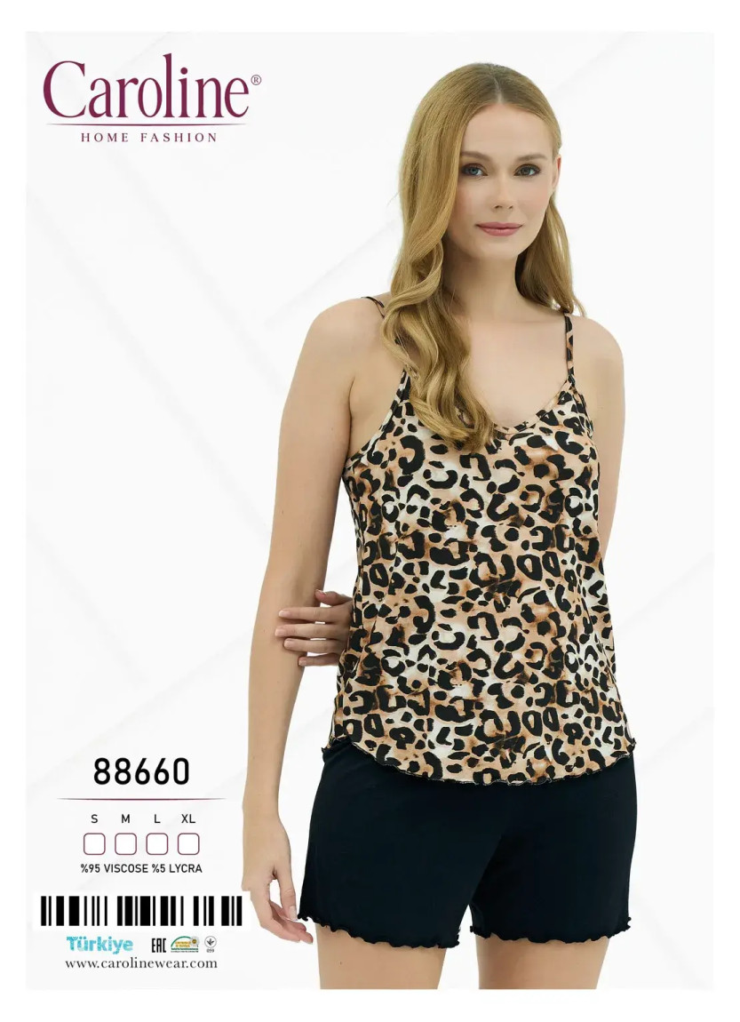 Caroline 88660 Shorts Homewear Set (S+M+L+XL) — wholesale for boutiques