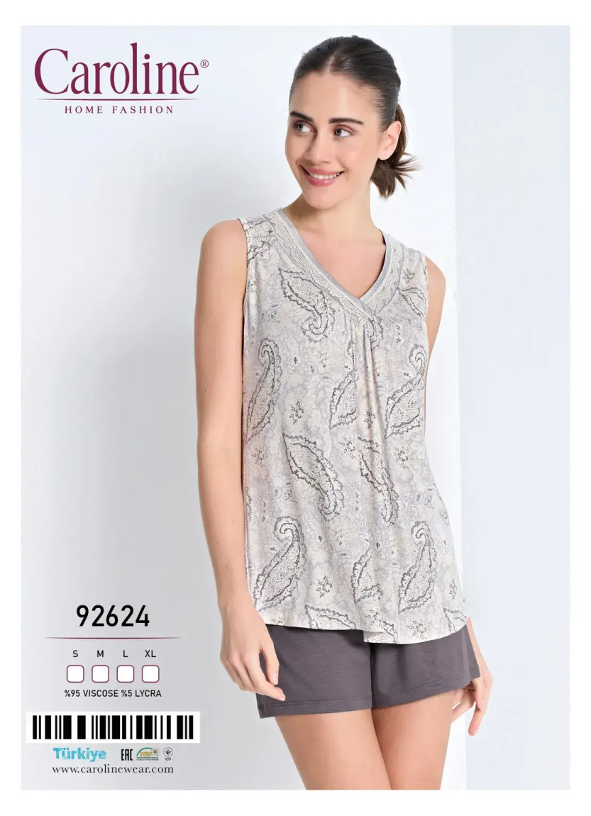 Caroline 92624 Shorts Homewear Set (S+M+L+XL) — wholesale for boutiques