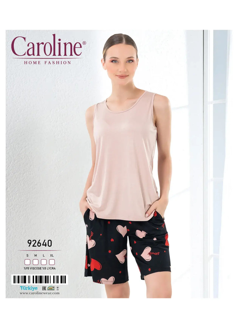 Женский Комплект с Шортами S+M+L+XL Caroline 92640 — оптом от турецкой фабрики
