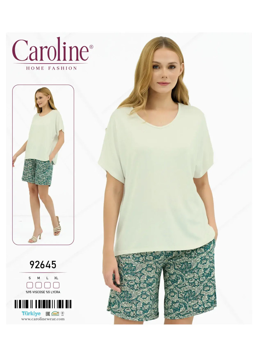 Женский Комплект с Шортами S+M+L+XL Caroline 92645 — купить оптом со Стамбула