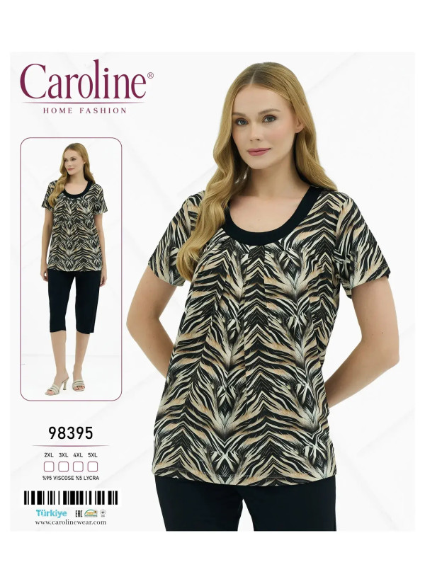 Caroline 98395 Capri Homewear Set (2XL+3XL+4XL+5XL) — wholesale for boutiques
