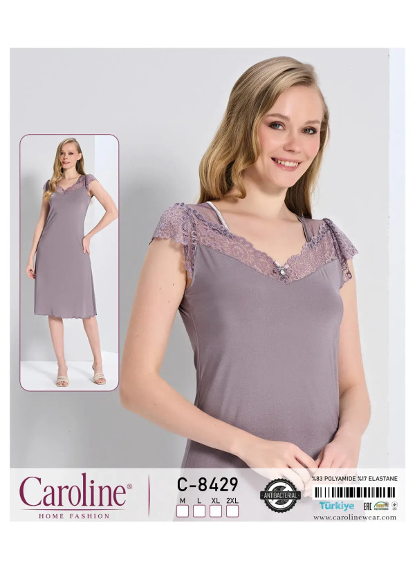 Caroline C-8429 Nightdress (M+L+XL+2XL) — wholesale for boutiques