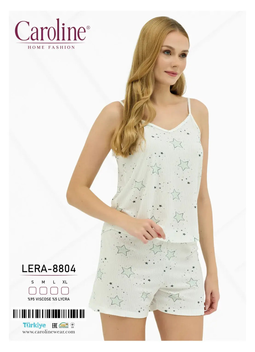 Caroline LERA-8804 Shorts Homewear Set (S+M+L+XL) — Turkey wholesale collection