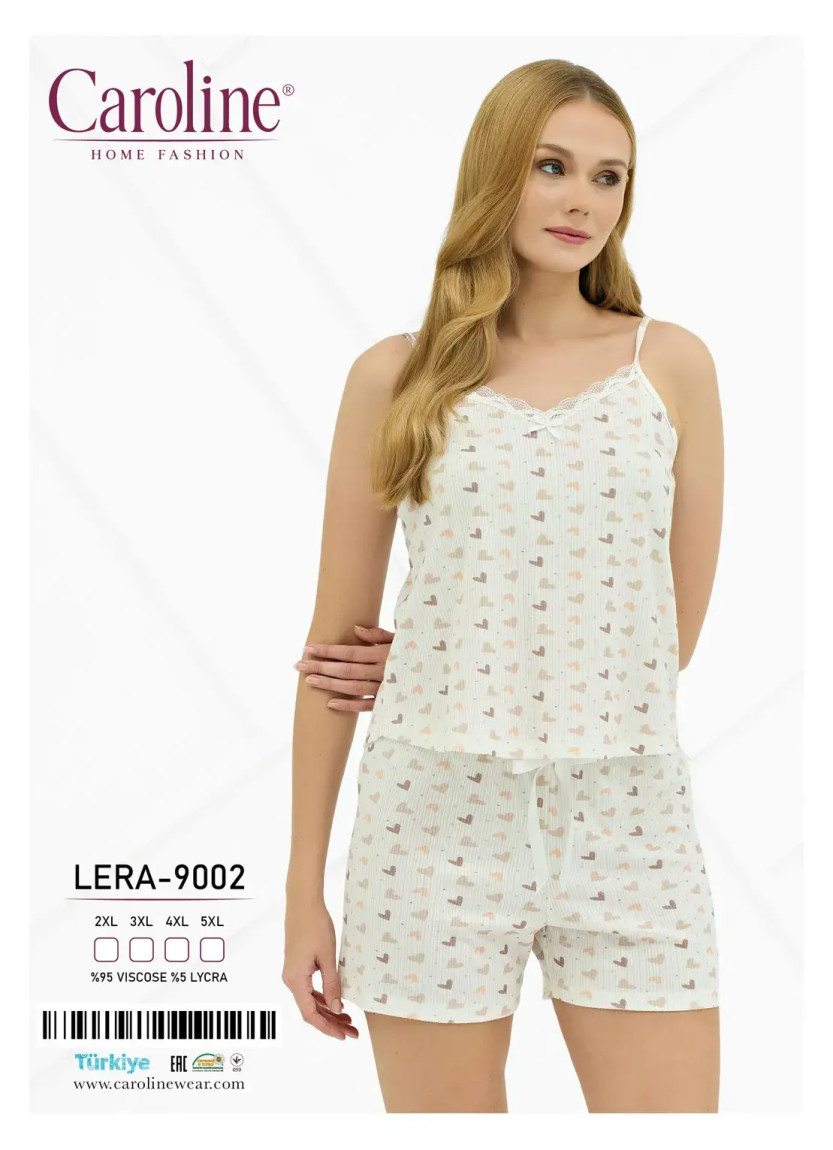 Женский Комплект с Шортами 2XL+3XL+4XL+5XL Caroline LERA-9002 — прямые поставки из Турции