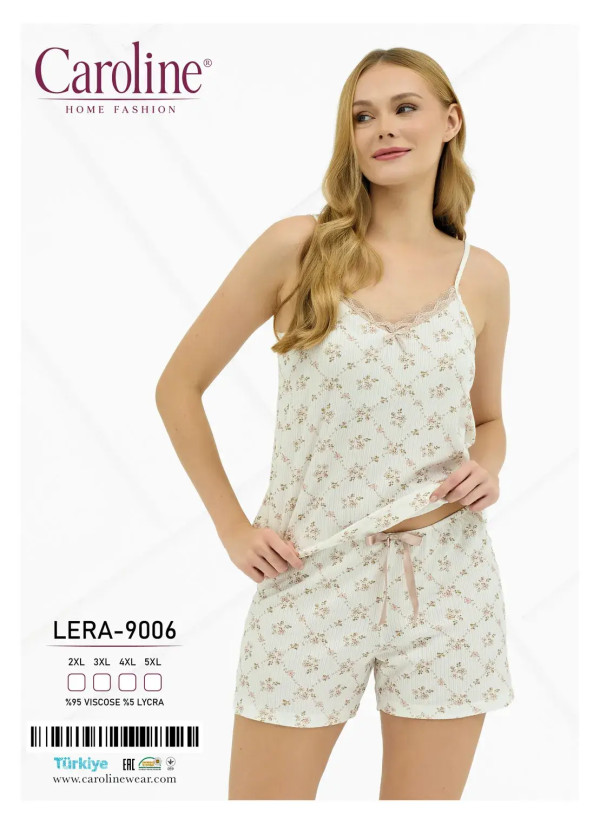 Caroline LERA-9006 Shorts Homewear Set (2XL+3XL+4XL+5XL) — wholesale for boutiques