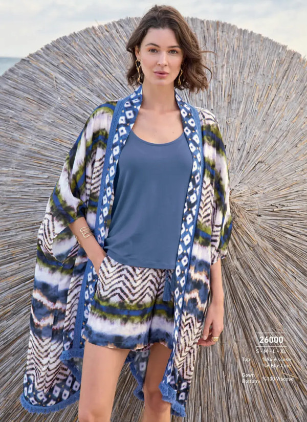 Monamise 26000 Viscose Shorts (S+M+L+XL) — Turkish factory wholesale