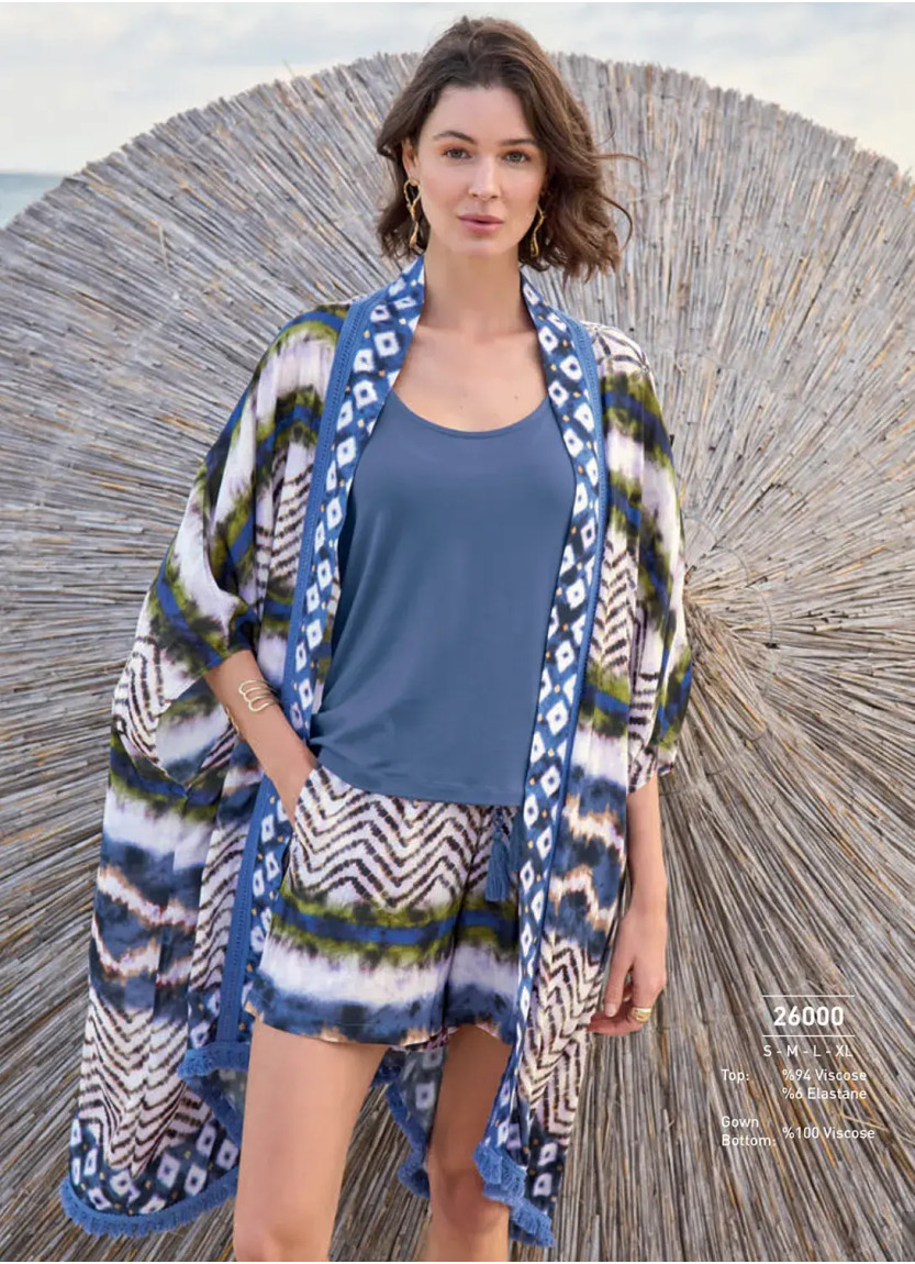 Monamise 26000 Viscose Shorts (S+M+L+XL) — Turkish factory wholesale