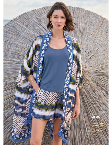 Monamise 26000 Viscose Shorts (S+M+L+XL) — Turkish factory wholesale