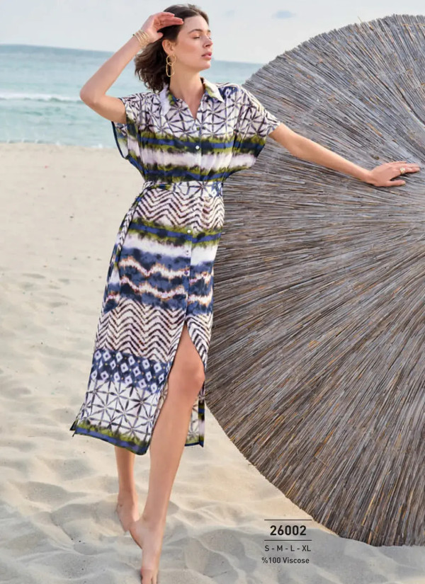 Monamise 26002 Viscose Dress (S+M+L+XL) — Turkey wholesale collection 2