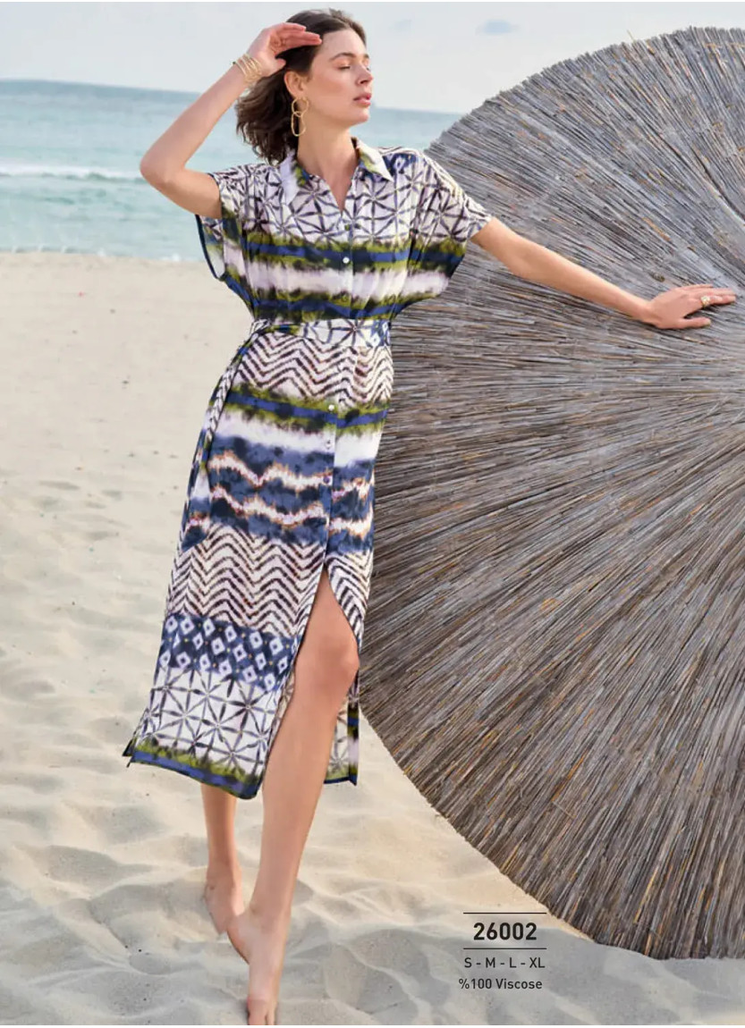 Monamise 26002 Viscose Dress (S+M+L+XL) — Turkish factory wholesale