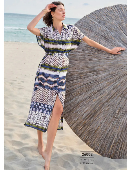 Monamise 26002 Viscose Dress (S+M+L+XL) — Turkish factory wholesale