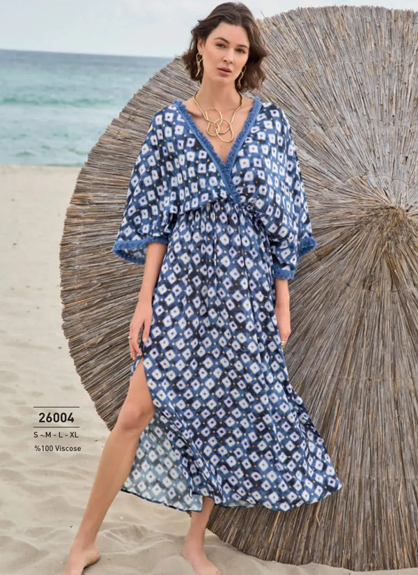 Monamise 26004 Viscose Dress (S+M+L+XL) — direct Turkish factory supply